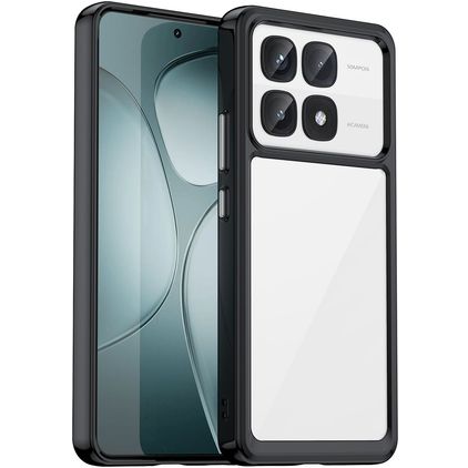 Mobigear Crystal Xiaomi 14T Pro Hülle Hardcase Backcover - Schwarz