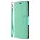 Mobigear Litchi Luxury Wallet Book Case Green Samsung Galaxy A21