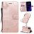 Mobigear Butterfly iPhone 11 Hülle Klapphülle Geldbörse - Roségold