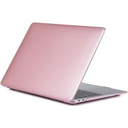 Mobigear Metallic MacBook Air 13 Zoll (2018-2020) Hardshell Hülle Laptop Cover MacBook Case - Roségold - Modell A1932 / A2179 / A2337