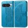 Mobigear Butterfly Google Pixel 10 Pro XL Hülle Klapphülle Geldbörse - Blau