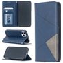 Mobigear Rhombus Slim iPhone 12 Pro Hülle Klapphülle - Blau