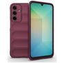 Mobigear Bumpy Samsung Galaxy A16 Hülle Flexibles TPU Backcover - Rot