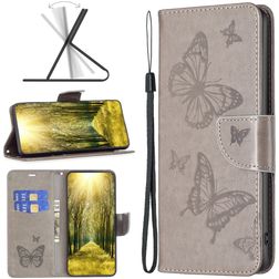 Mobigear Butterfly Nokia G11 Hülle Klapphülle Geldbörse - Grau
