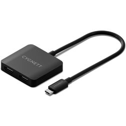 Cygnett Unite 2-in-1 USB-C auf HDMI Hub 0,15 m - Schwarz