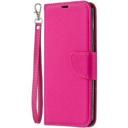 Mobigear Excellent Xiaomi Redmi 9 Hülle Klapphülle Geldbörse - Magenta