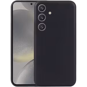 Mobigear Basics Samsung Galaxy S25 Plus Hülle Flexibles TPU Backcover - Schwarz