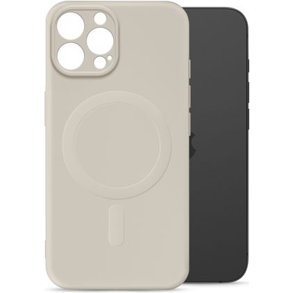 My Style Protective Flex iPhone 16 Pro Max MagSafe Hülle Flexibles TPU Backcover - Antique White