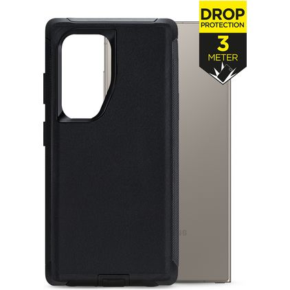 Mobilize Defender Samsung Galaxy S24 Ultra Hardcase Backcover Shockproof - Schwarz