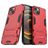 Mobigear Armor Stand iPhone 13 Hülle Hardcase Backcover Stoßfest mit Ständer - Rot