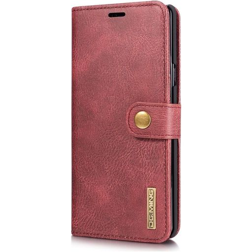 Mobigear Snap Button Samsung Galaxy Note 9 Hülle Abnehmbare 2in1 Klapphülle Geldbörse - Rot