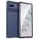 Mobigear Groove Google Pixel 6a Hülle Flexibles TPU Backcover - Blau