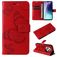Mobigear Butterfly Xiaomi Redmi 14C Hülle Klapphülle Geldbörse - Rot