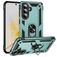 Mobigear Armor ring Samsung Galaxy A57 Hardcase Backcover Shockproof mit Ringhalter - Dunkelgrün