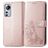 Mobigear Clover Xiaomi 12 Lite Hülle Klapphülle Geldbörse - Roségold