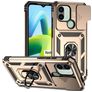 Mobigear Armor Ring Cam Slide Xiaomi Redmi A1 4G Hülle Hardcase Backcover Stoßfest mit Ringhalter und Kamera Slider - Gold