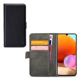 Mobilize Classic Gelly Wallet Samsung Galaxy A32 4G Hülle Klapphülle Geldbörse - Schwarz