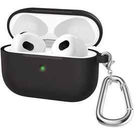 Mobigear Classic Apple AirPods 3 Hülle Flexibles Silikon - Schwarz