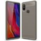 Mobigear Brushed Slim Xiaomi Mi 8 SE Hülle Flexibles TPU Backcover - Grau