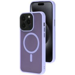 Mobiparts Hardcover iPhone 15 Pro Max MagSafe Hülle Hardcase Backcover - Satin Lila