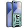 Mobigear Armor Ring Samsung Galaxy Z Flip 7 Hülle Hardcase Backcover Stoßfest mit Ringhalter - Grün