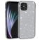 Mobigear Glitter iPhone 12 Hülle Hardcase Backcover - Grau