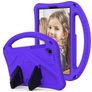 Mobigear AeroArmor Samsung Galaxy Tab A7 Lite Tablet Hülle für Kinder mit Tragegriff + Stifthalter - Lila