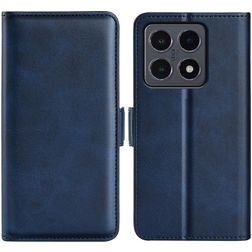 Mobigear Slim Magnet Xiaomi 15T Hülle Klapphülle Geldbörse - Dunkelblau