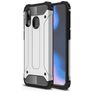 Mobigear Outdoor Samsung Galaxy A40 Hülle Hardcase Backcover Stoßfest - Silber