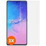 Mobigear Samsung Galaxy S10 Panzerglas Gehärtetes Glas Displayschutz - Hüllenfreundlich (3er Pack)