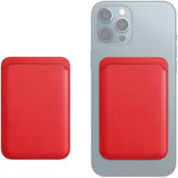 Mobigear Wallet Kartenhalter - 3 Karten - MagSafe-kompatibel - Rot