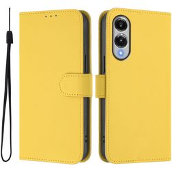 Mobigear Urban Wallet Samsung Galaxy S25 Edge Hülle Klapphülle Geldbörse - Gelb