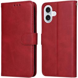Mobigear Wallet iPhone 17 Klapphülle Portemonnaie - Rot