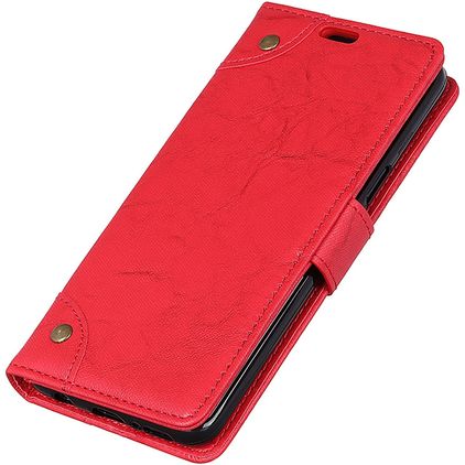 Mobigear Ranch Xiaomi Mi 8 SE Hülle Klapphülle Geldbörse - Rot