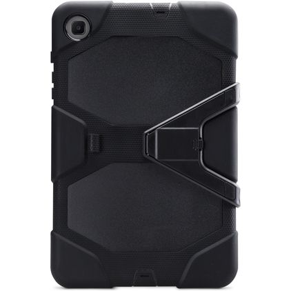 Xccess Survivor Essential Samsung Galaxy Tab S6 Lite Hülle Kunststoff,Silikon Backcover + Ständer - Schwarz