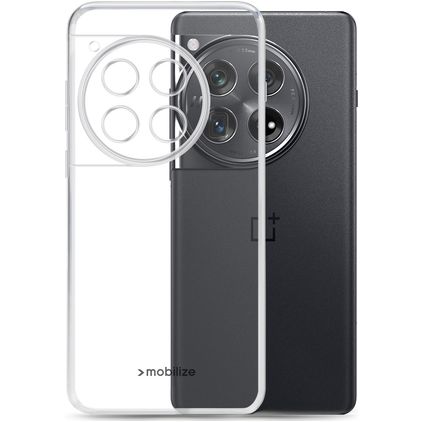 Mobilize Gelly Durchsichtig OnePlus 12 Hülle Flexibles TPU Backcover - Transparent