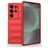 Mobigear Bumpy Samsung Galaxy S25 Ultra Hülle Flexibles TPU Backcover - Rot