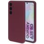 Mobiparts Samsung Galaxy A35 Silikon Backcover - Plum Red