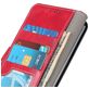 Mobigear Basic iPhone 13 Hülle Klapphülle Geldbörse - Rot