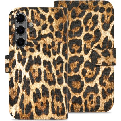 My Style Flex Wallet Samsung Galaxy S25 Hülle Klapphülle Geldbörse - Wild Leopard