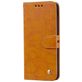 Mobigear Wallet Samsung Galaxy J6 (2018) Hülle Klapphülle Geldbörse - Cognac