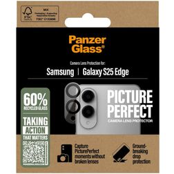 PanzerGlass PicturePerfect Samsung Galaxy S25 Edge Gehärtetes Glas Kamera Schutz - Hüllenfreundlich