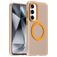 Mobigear Shockproof Samsung Galaxy S24 FE MagSafe Hülle Hardcase Backcover - Orange