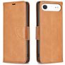 Mobigear Excellent iPhone Air Hülle Klapphülle Geldbörse - Cognac