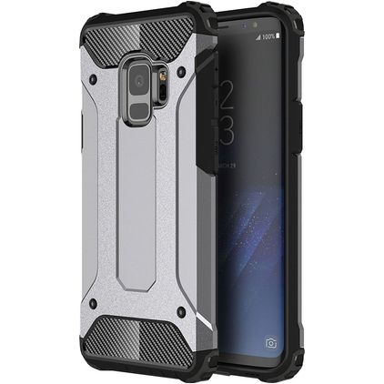 Mobigear Outdoor Samsung Galaxy S9 Hülle Hardcase Backcover Stoßfest - Grau