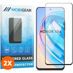 Mobigear Premium HONOR X8A Panzerglas Gehärtetes Glas Displayschutz - Hüllenfreundlich (2er Pack)