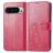 Mobigear Clover Google Pixel 9 Pro XL Hülle Klapphülle Geldbörse - Rot