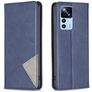 Mobigear Rhombus Slim Xiaomi 12T Klapphülle - Blau