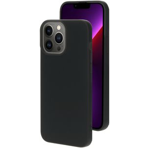 Mobiparts iPhone 13 Pro Max Silikon Hülle Backcover - Schwarz