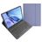 Mobigear Keys iPad Air 5 (2022) Hülle QWERTZ Bluetooth Tastatur Klapphülle + Stifthalter - Lila